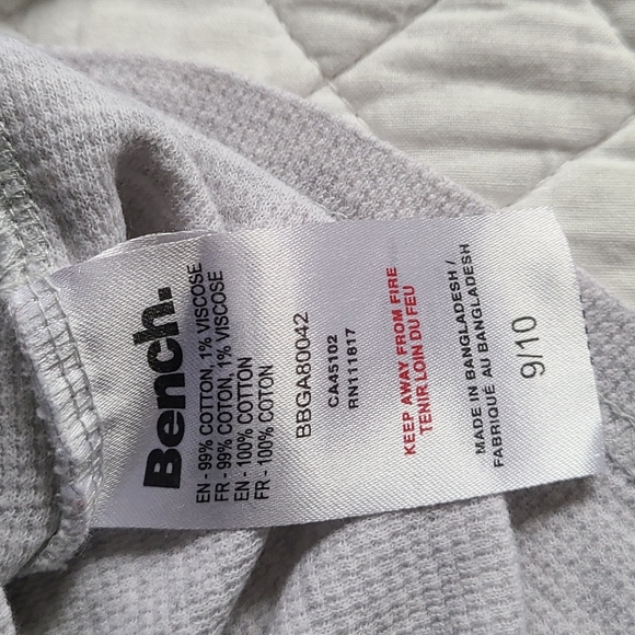 Bench Waffle style Baseball tee - Picture 6 of 6